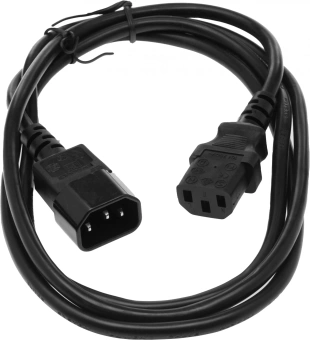 Кабель-удлинитель Premier 5-284 IEC C13 IEC C14 1.8м (5-284(0.5) 1.8) черный (Bulk) - купить недорого с доставкой в интернет-магазине