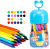 Мелки пластик. Deli EC222-24 Color Kids трехгр. 24цв. (24шт) пласт.туб. гол. - купить недорого с доставкой в интернет-магазине