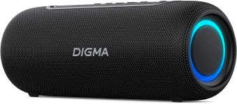 Колонка порт. Digma D-PS1524 черный 20W 2.0 BT 10м 2000mAh (PS1524B) - купить недорого с доставкой в интернет-магазине