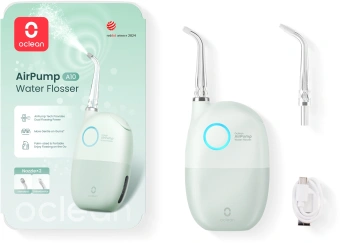 Ирригатор Oclean AirPump A10 W7602 зеленый - купить недорого с доставкой в интернет-магазине