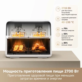 Аэрогриль Trouver FD20 Pro 2700Вт белый - купить недорого с доставкой в интернет-магазине