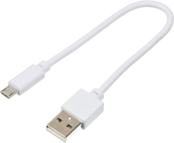 Кабель Digma MICROUSB-0.15M-WH USB (m)-micro USB (m) 0.15м белый - купить недорого с доставкой в интернет-магазине