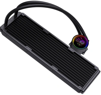 Система водяного охлаждения Bloody BD-LC360ARGB1 ARGB Soc-AM5/AM4/1200/1700/1851 черный 4-pin 22-35dB Al+Cu 300W 1500gr Ret (BD-LC360ARGB1-BK) - купить недорого с доставкой в интернет-магазине