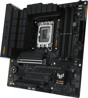 Материнская плата Asus TUF GAMING B760M-PLUS Soc-1700 Intel B760 4xDDR5 mATX AC`97 8ch(7.1) 2.5Gg RAID+HDMI+DP - купить недорого с доставкой в интернет-магазине