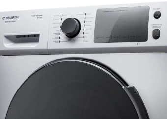 Стиральная машина Maunfeld MFWM1586WH класс: A загр.фронтальная макс.:8кг (с сушкой) белый инвертер - купить недорого с доставкой в интернет-магазине