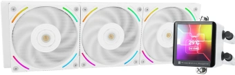 Система водяного охлаждения Thermalright Frozen Vision 360 Soc-AM5/AM4/1151/1200/2066/2011/1700 белый 4-pin 27dB Al LCD Ret (F-VISION-360-WH) - купить недорого с доставкой в интернет-магазине