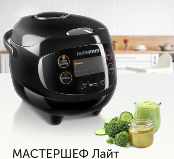 Мультиварка Редмонд RMC-03 2л 350Вт черный - купить недорого с доставкой в интернет-магазине