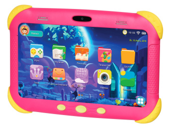 Планшет Digma CITI Kids MT8321 (1.3) 4C RAM2Gb ROM32Gb 7" IPS 1024x600 3G Android 9.0 розовый 2Mpix 0.3Mpix BT WiFi Touch microSDHC 64Gb minUSB 2800mAh - купить недорого с доставкой в интернет-магазине