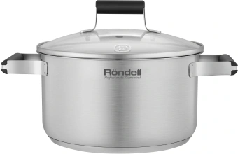 Кастрюля Rondell Bayoneta RDS-1808 5.1л. d=24см (с крышкой) стальной - купить недорого с доставкой в интернет-магазине