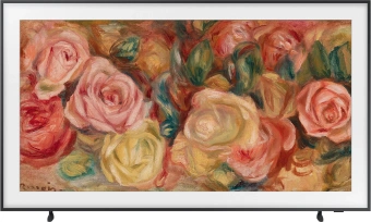 Телевизор QLED Samsung 55" QE55LS03DAUXRU The Frame черный 4K Ultra HD 120Hz DVB-T2 DVB-C DVB-S2 USB WiFi Smart TV (RUS) - купить недорого с доставкой в интернет-магазине