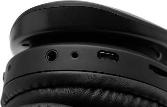 Гарнитура накладные Digma BT-17 черный беспроводные bluetooth оголовье (BT17B) - купить недорого с доставкой в интернет-магазине