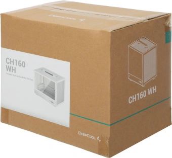 Корпус Deepcool CH160 белый без БП miniITX 7x120mm 1xUSB3.0 audio bott PSU - купить недорого с доставкой в интернет-магазине