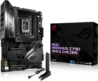 Материнская плата Asus ROG MAXIMUS Z790 APEX ENCORE Soc-1700 Intel Z790 2xDDR5 ATX AC`97 8ch(7.1) 2.5Gg RAID - купить недорого с доставкой в интернет-магазине
