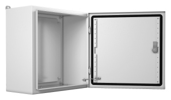 Шкаф электротехнический Elbox EMW-800.600.300-1-IP66 одноствор. настенный 800мм 600мм 300мм 285мм IP66 несъемн.бок.пан. 150кг серый - купить недорого с доставкой в интернет-магазине