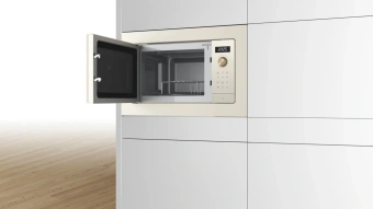 Микроволновая печь Bosch BEL653MP3 25л. 800Вт жемчужно-белый (встраиваемая) - купить недорого с доставкой в интернет-магазине