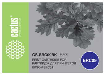 Картридж матричный Cactus CS-ERC09BK черный для Epson ERC09 - купить недорого с доставкой в интернет-магазине