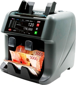 Счетчик банкнот DoCash DC-55V HD автоматический мультивалютный 29147 - купить недорого с доставкой в интернет-магазине
