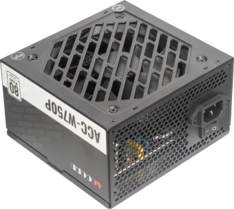 Блок питания Accord ATX 750W ACC-W750P 80 PLUS WHITE (20+4pin) 120mm fan 6xSATA RTL - купить недорого с доставкой в интернет-магазине