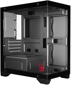 Корпус Bloody BD-CC103F черный без БП mATX 7x120mm 1xUSB2.0 1xUSB3.0 audio bott PSU - купить недорого с доставкой в интернет-магазине