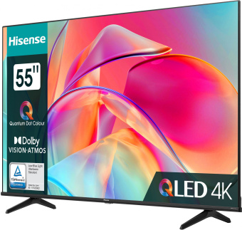 Телевизор QLED Hisense 55" 55E7KQ черный 4K Ultra HD 60Hz DVB-T DVB-T2 DVB-C DVB-S DVB-S2 USB WiFi Smart TV - купить недорого с доставкой в интернет-магазине