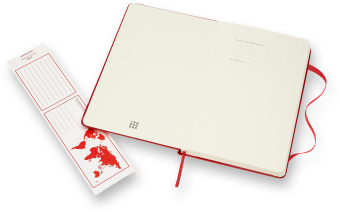 Блокнот Moleskine CLASSIC QP060R Large 130х210мм 240стр. линейка твердая обложка красный - купить недорого с доставкой в интернет-магазине