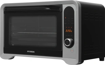 Мини-печь Hyundai MIO-HY104 35л. 1600Вт черный/серебристый - купить недорого с доставкой в интернет-магазине