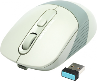 Мышь A4Tech Fstyler FB10C зеленый оптическая 2000dpi беспров. BT/Radio USB 4but (FB10C MATCHA GREEN) - купить недорого с доставкой в интернет-магазине