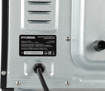 Мини-печь Hyundai MIO-HY092 35л. 1600Вт черный - купить недорого с доставкой в интернет-магазине