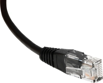 Патч-корд Lanmaster TWT-45-45-0.3-BK UTP RJ-45 вил.-вилка RJ-45 кат.5E 0.3м черный ПВХ (уп.:1шт) - купить недорого с доставкой в интернет-магазине