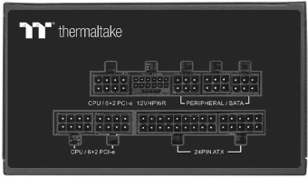 Блок питания Thermaltake ATX 850W Toughpower PF3 Gen.5 80+ platinum 24pin APFC 120mm fan 8xSATA Cab Manag RTL - купить недорого с доставкой в интернет-магазине