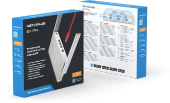 Роутер беспроводной Keenetic Netcraze Extra (NC-1714) AC1200 10/100BASE-TX/4G ready - купить недорого с доставкой в интернет-магазине