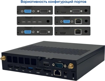 Неттоп IRU 310H6ITF i3 13100 (3.4) 16Gb SSD256Gb UHDG 730 Windows 11 Pro GbitEth WiFi BT 90W черный (2122065) - купить недорого с доставкой в интернет-магазине