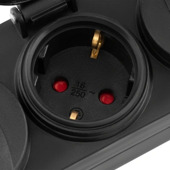 Сетевой удлинитель Buro BU-PS3.20/FRB-16 20м (3 розетки) черный (пакет ПЭ) - купить недорого с доставкой в интернет-магазине