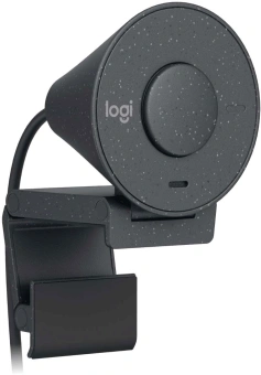 Камера Web Logitech HD Webcam Brio 300 черный 2Mpix (1920x1080) USB Type-C с микрофоном (960-001438) - купить недорого с доставкой в интернет-магазине