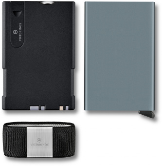 Швейцарская карта Victorinox Smart Card Wallet Sharp (0.7250.36) серый коробка подарочная - купить недорого с доставкой в интернет-магазине
