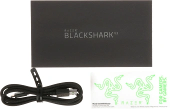 Наушники с микрофоном Razer BlackShark V3 черный BT оголовье (RZ04-05410100-R3M1) - купить недорого с доставкой в интернет-магазине
