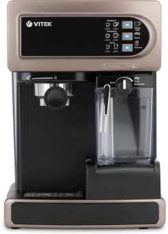 Кофеварка рожковая Vitek VT-1517 1238Вт коричневый - купить недорого с доставкой в интернет-магазине