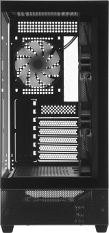 Корпус Accord ACC-ZA11B AR черный без БП ATX 3x120mm 1xUSB2.0 2xUSB3.0 audio bott PSU - купить недорого с доставкой в интернет-магазине