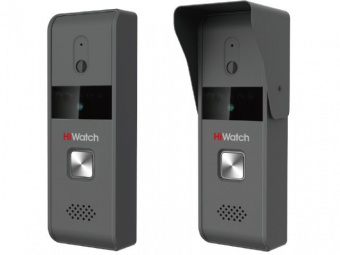 Видеопанель HiWatch DS-D100P цветной сигнал CMOS цвет панели: темно-серый - купить недорого с доставкой в интернет-магазине
