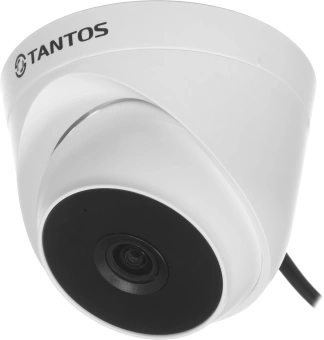 Камера видеонаблюдения аналоговая Tantos TSc-E2HDf 2.8-2.8мм HD-CVI HD-TVI цв. корп.:белый/черный (00-00156688) - купить недорого с доставкой в интернет-магазине