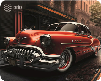 Коврик для мыши Cactus Red Car 300x250x2мм (CS-MP-P07M) - купить недорого с доставкой в интернет-магазине