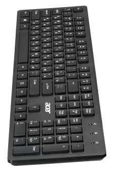 Клавиатура Acer OKW020 черный USB slim Multimedia (ZL.KBDEE.001) кабель 1.5м - купить недорого с доставкой в интернет-магазине