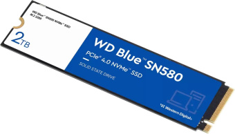 Накопитель SSD WD S PCIe 4.0 x4 2TB WDS200T3B0E Blue SN580 M.2 2280 - купить недорого с доставкой в интернет-магазине