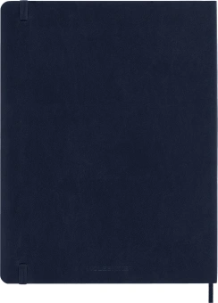 Блокнот Moleskine CLASSIC SOFT QP621B20 XLarge 190х250мм 192стр. линейка мягкая обложка синий сапфир - купить недорого с доставкой в интернет-магазине