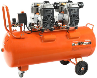 Компрессор поршневой Patriot WO 80-360 безмасляный 80л 2200Вт оранжевый - купить недорого с доставкой в интернет-магазине
