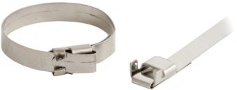 Стяжка металлическая Hyperline FVC-370 370x6мм (упак:100шт) сталь AISI 410L универсальный натуральный - купить недорого с доставкой в интернет-магазине