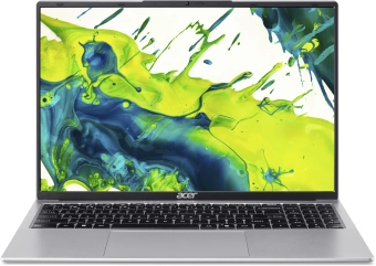 Ноутбук Acer Aspire Lite AL16-54P-763P Core i7 1355U 16Gb SSD512Gb Intel Graphics 16" IPS WUXGA (1920x1200) без ОС silver WiFi BT Cam 5100mAh (NX.DK6CD.004) - купить недорого с доставкой в интернет-магазине