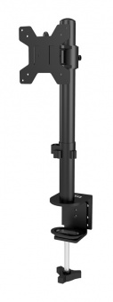 Кронштейн для мониторов ЖК Buro M061 черный 17"-32" макс.8кг крепление к столешнице поворот и наклон - купить недорого с доставкой в интернет-магазине