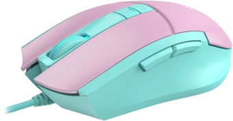 Мышь A4Tech Bloody L65 Max розовый/голубой оптическая 12000dpi USB 6but (L65 MAX/SKY PINK) - купить недорого с доставкой в интернет-магазине