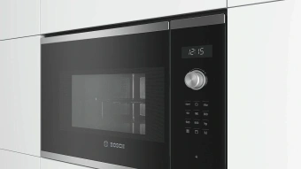 Микроволновая печь Bosch BEL554MS0 25л. 900Вт черный/нержавеющая сталь (встраиваемая) - купить недорого с доставкой в интернет-магазине